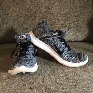 Nike Free RN Flyknit Black/White